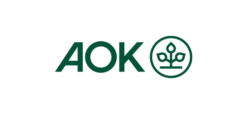 AOK Logo (Grüne Schrift)