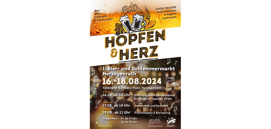 Plakat Bier- und Schlemmermarkt 2024