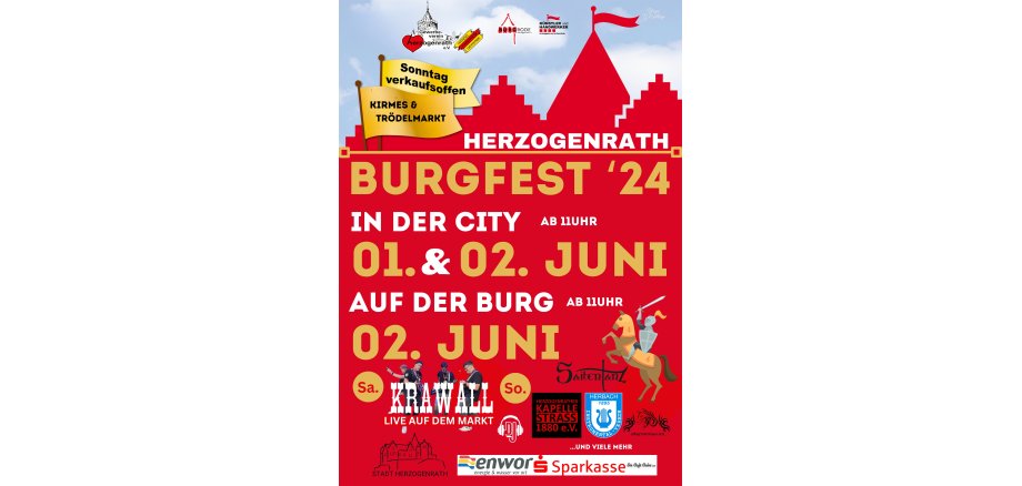 Plakat Burgfest