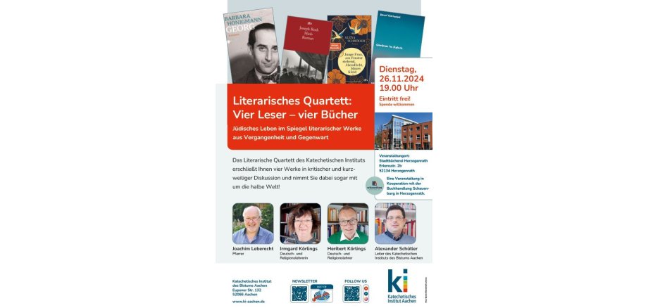 Flyer Literarisches Quartett